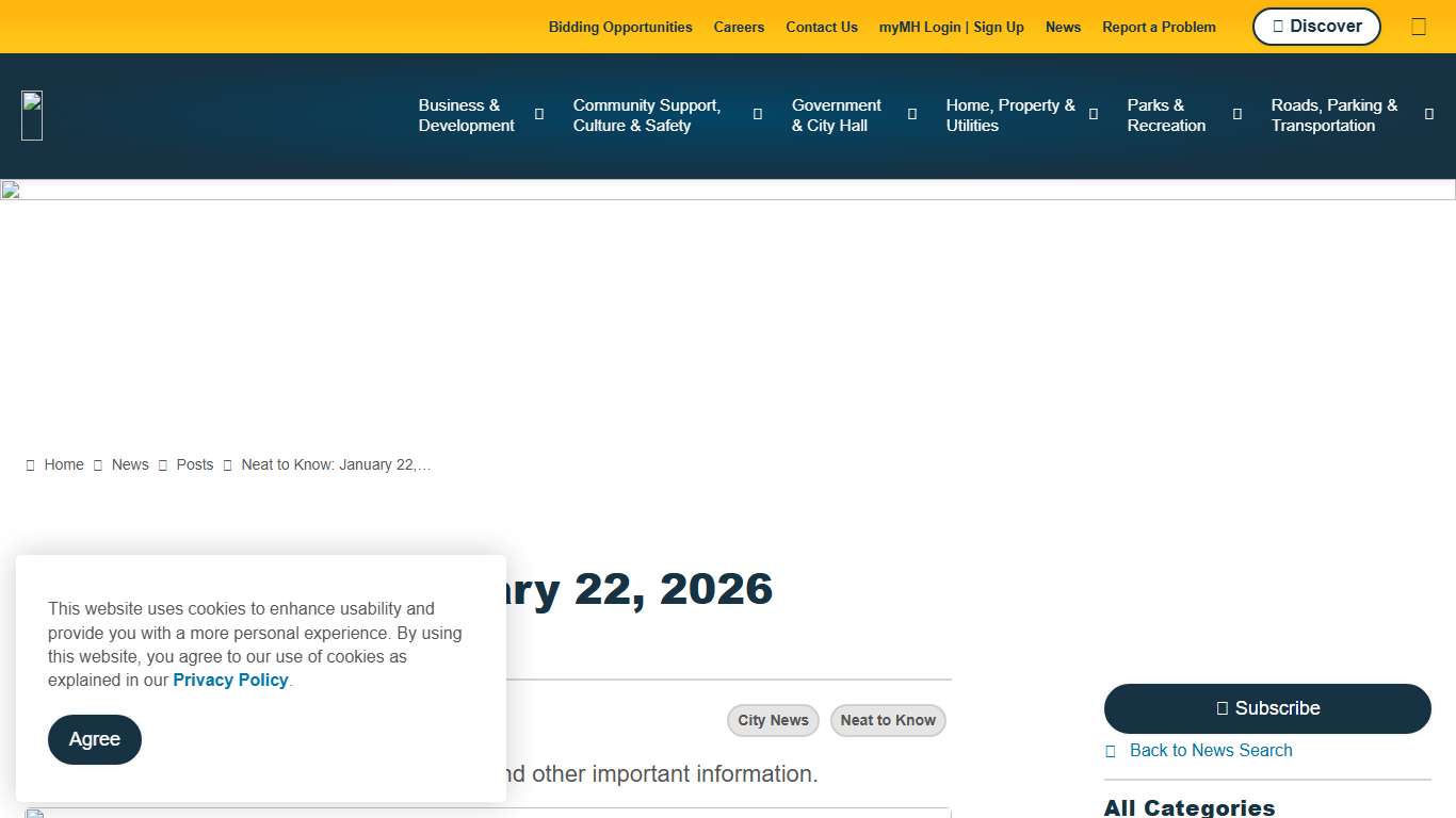 Neat to Know: January 22, 2026 City of Medicine Hat